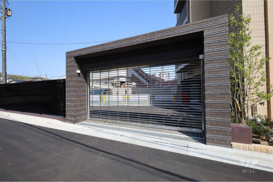 駐車場の出入口