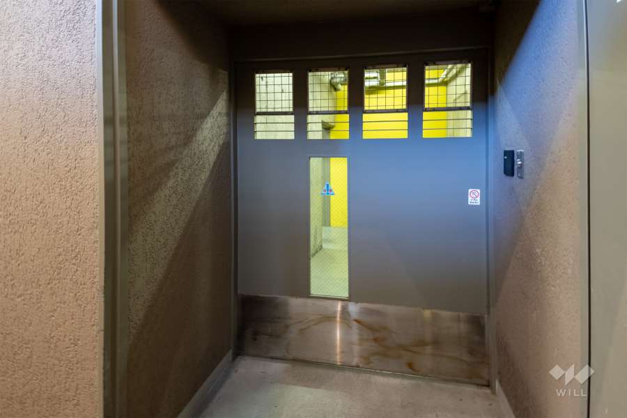 駐輪場の出入り口