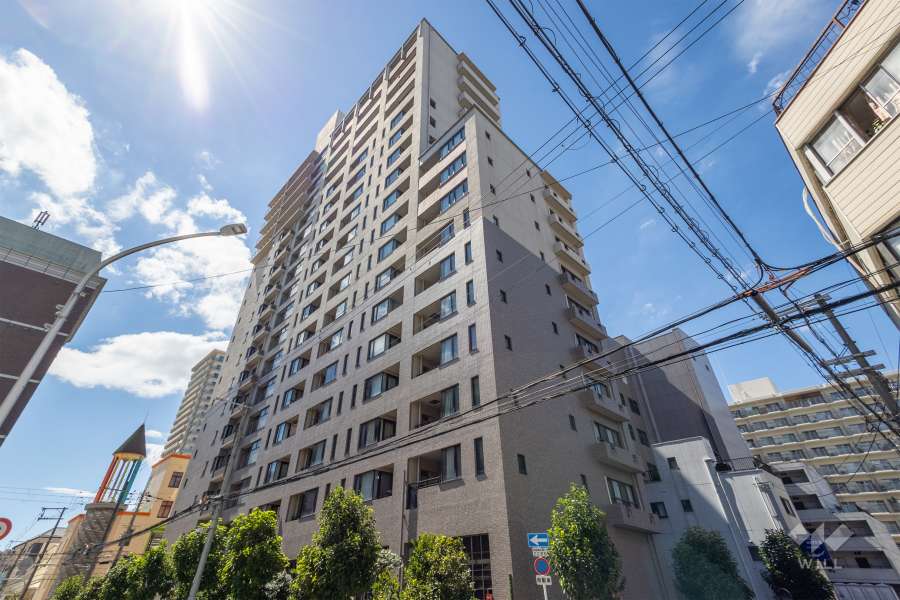 プラネスーペリア与力町の外観（北東側から）