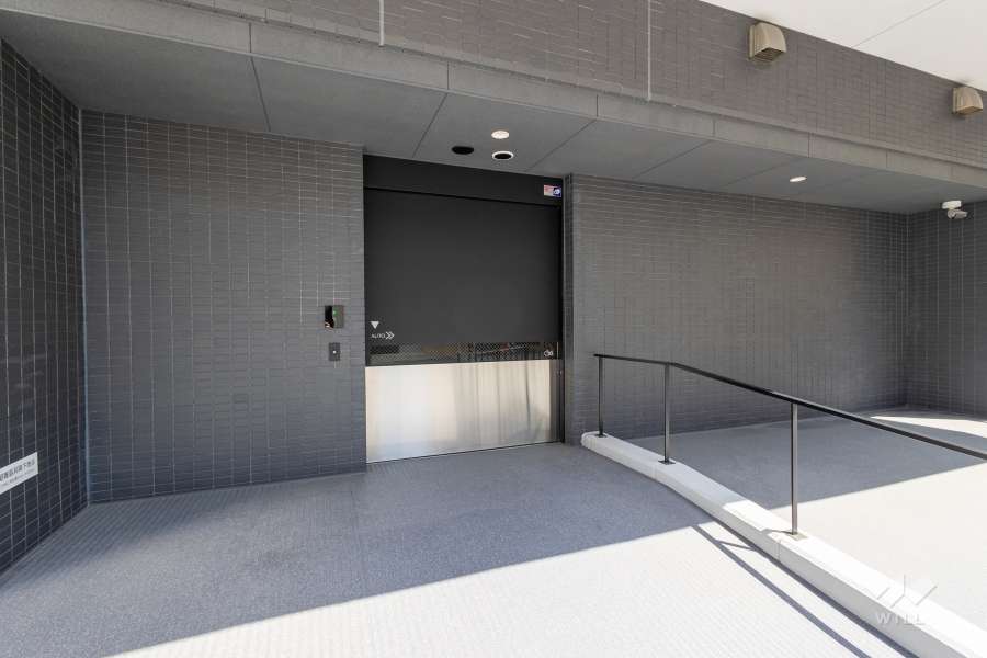 駐輪場の出入り口