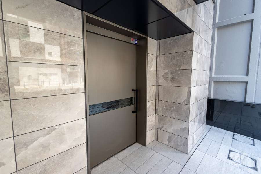 駐輪場の出入り口