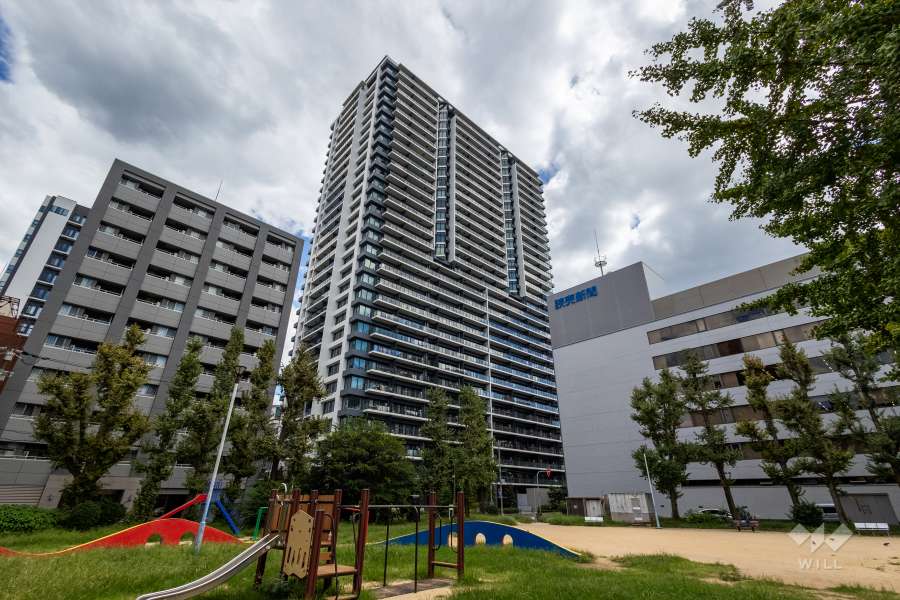 シティタワー東梅田パークフロントの遠景（北西側から）