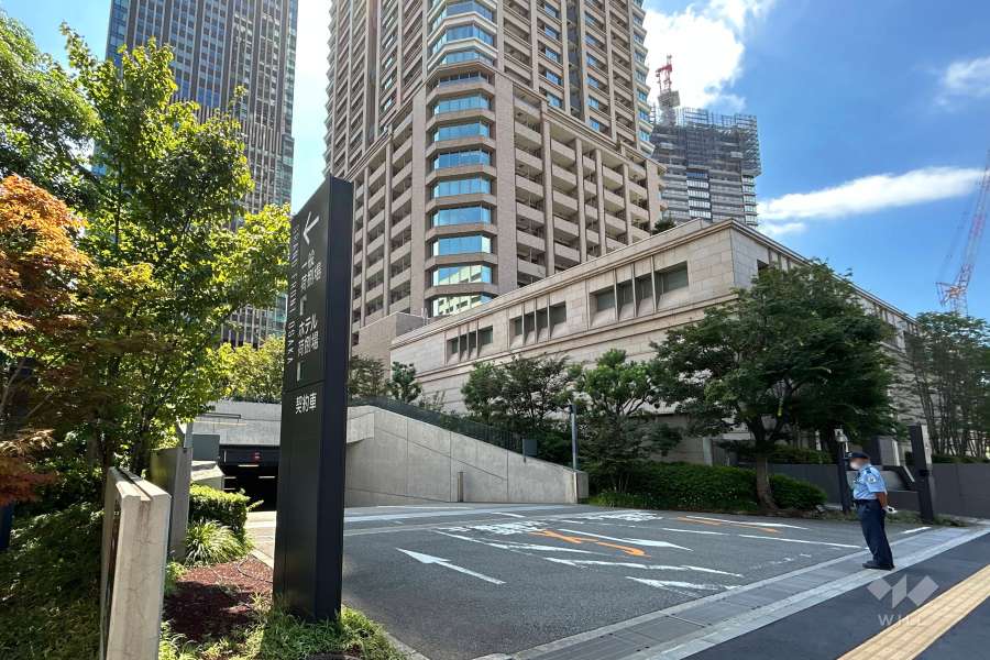 駐車場の出入り口