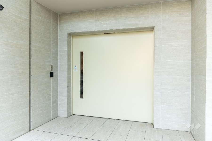 駐輪場の出入り口　