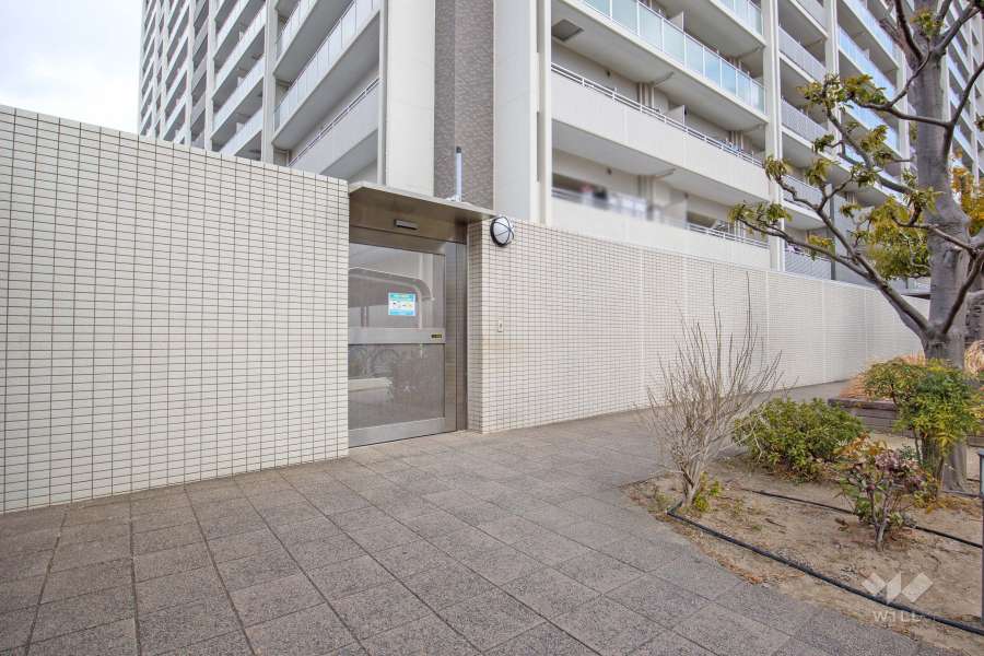 駐輪場の出入口