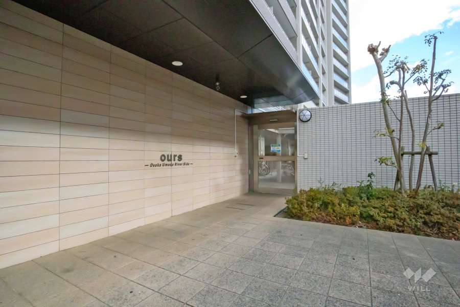 駐輪場の出入口