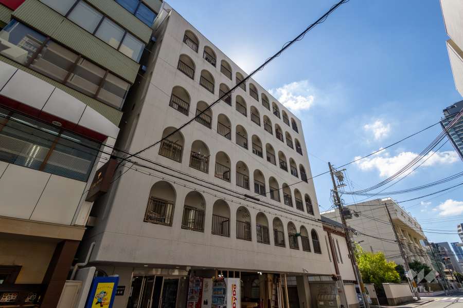 シルバーハイツ東寺町の外観（北西側から）