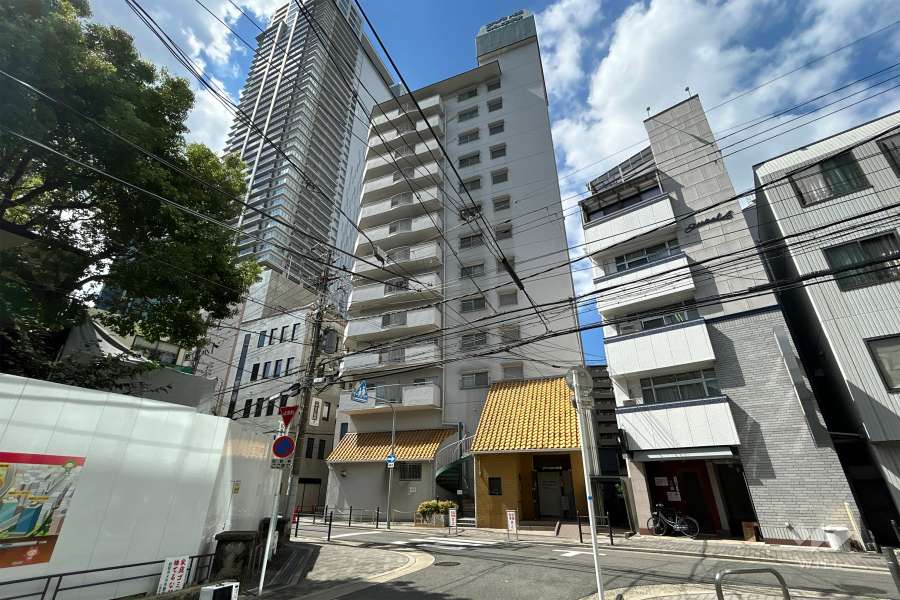 サンハイム第3中津の外観（東側から）