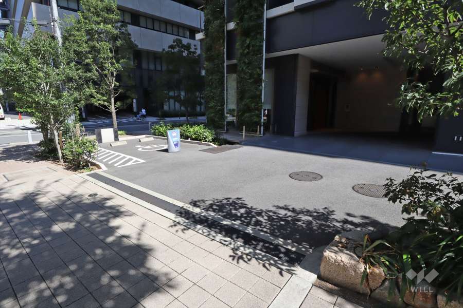 駐車場の出入口