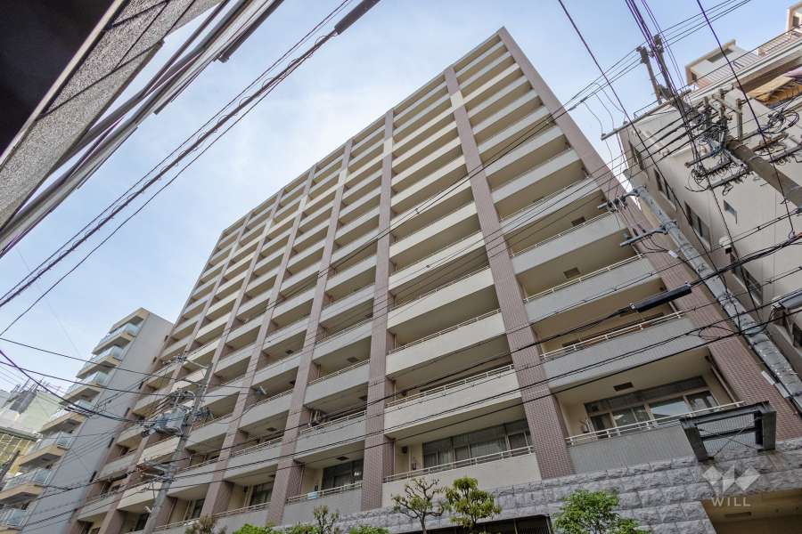 シティハウス上本町の外観（北東側から）