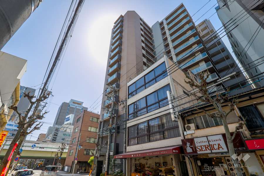 ダイナシティ北浜の外観（北西側から）