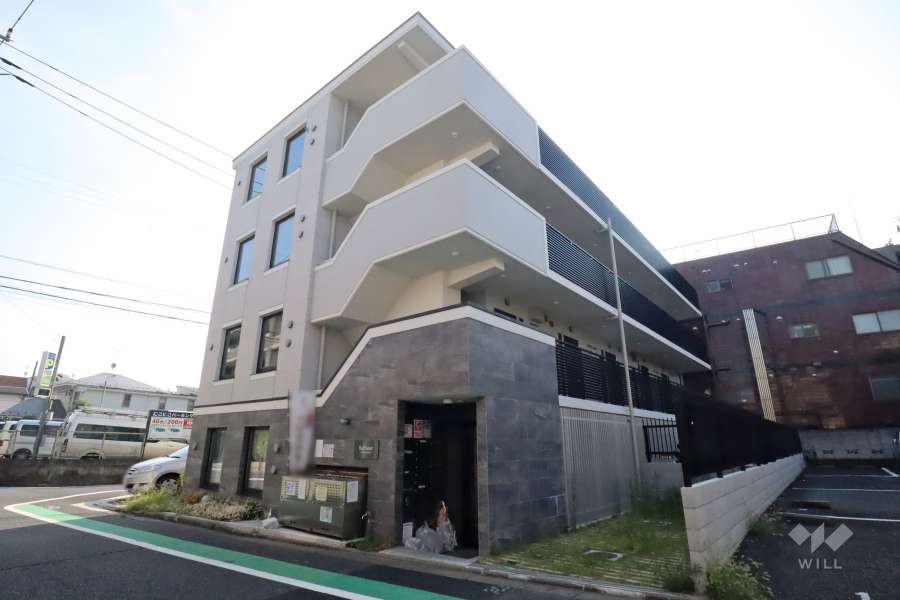 ラフィスタ二子玉川の外観（北東側から）