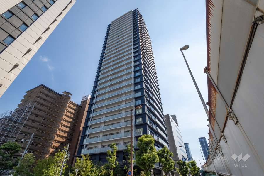 シエリアタワー大阪天満橋の外観（北西側から）