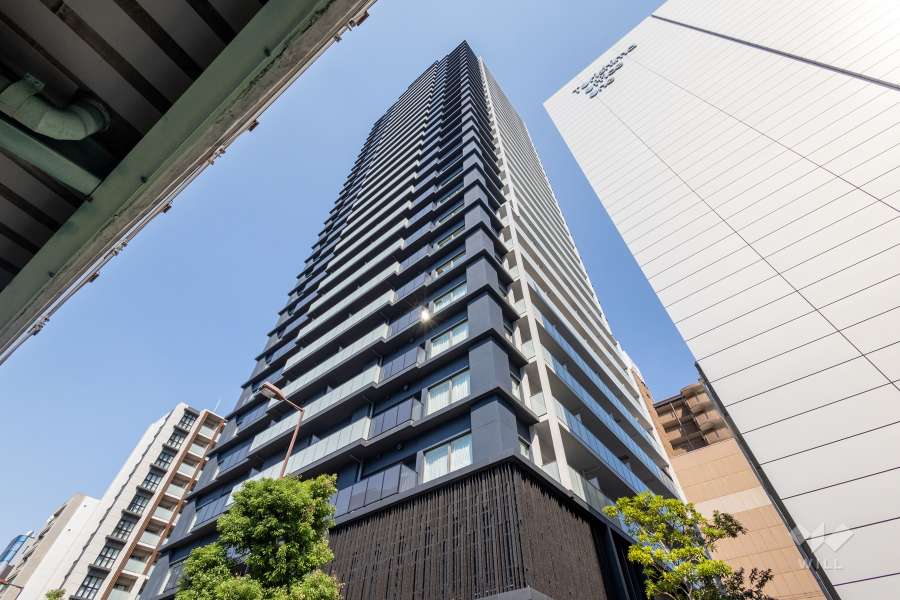 シエリアタワー大阪天満橋の外観（南西側から）