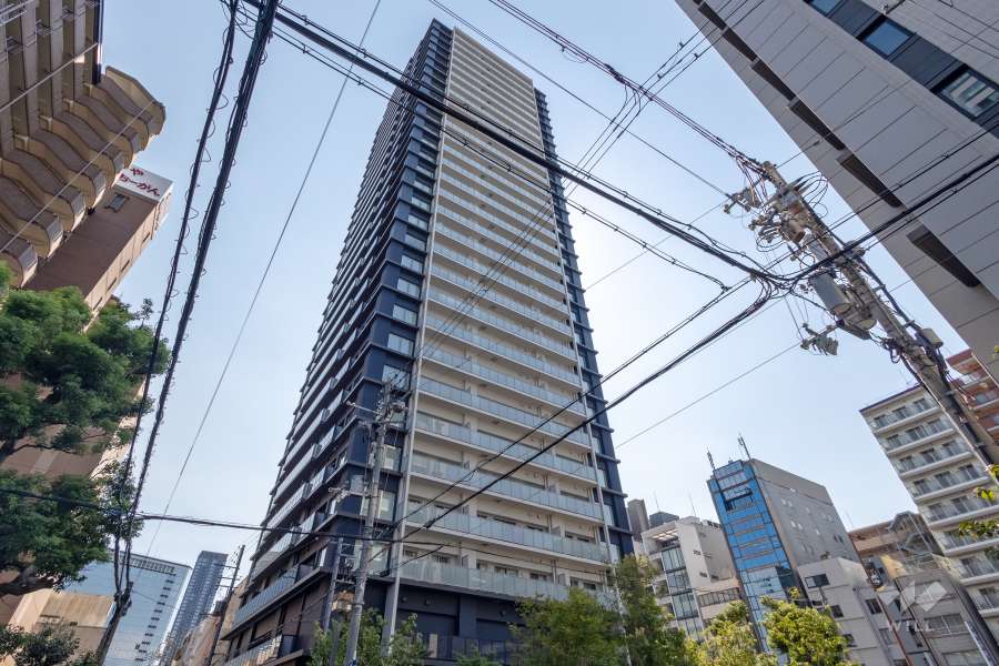 シエリアタワー大阪天満橋の外観（北東側から）