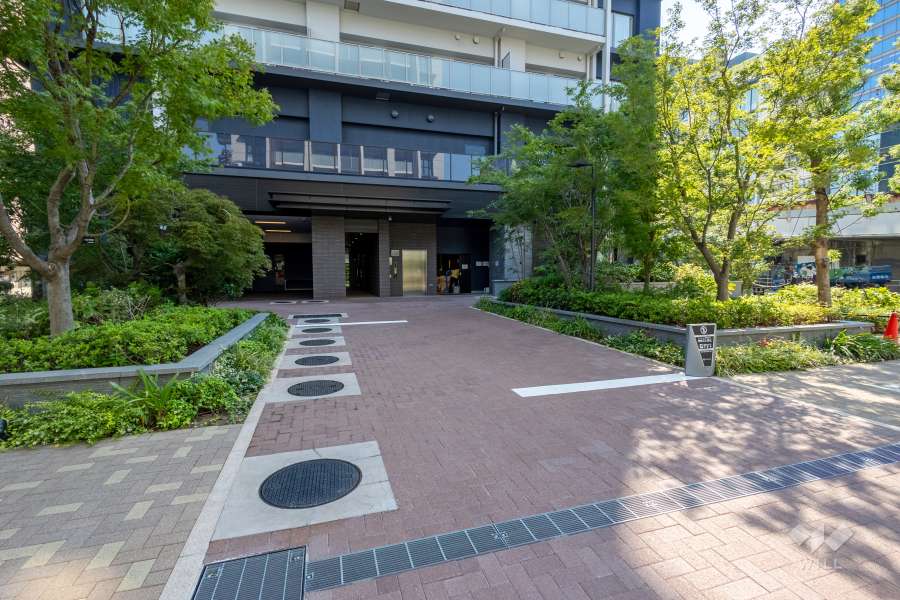 駐車場の出入り口