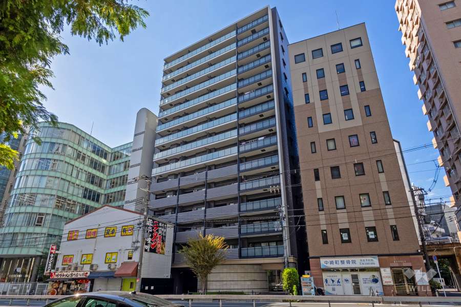 ディオ梅田の外観（南東側から）