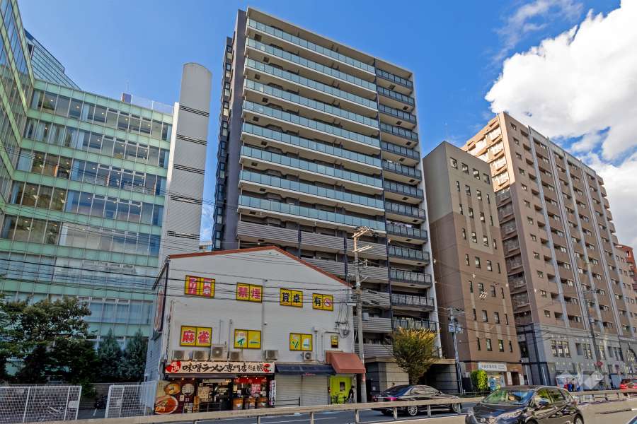 ディオ梅田の外観（南西側から）