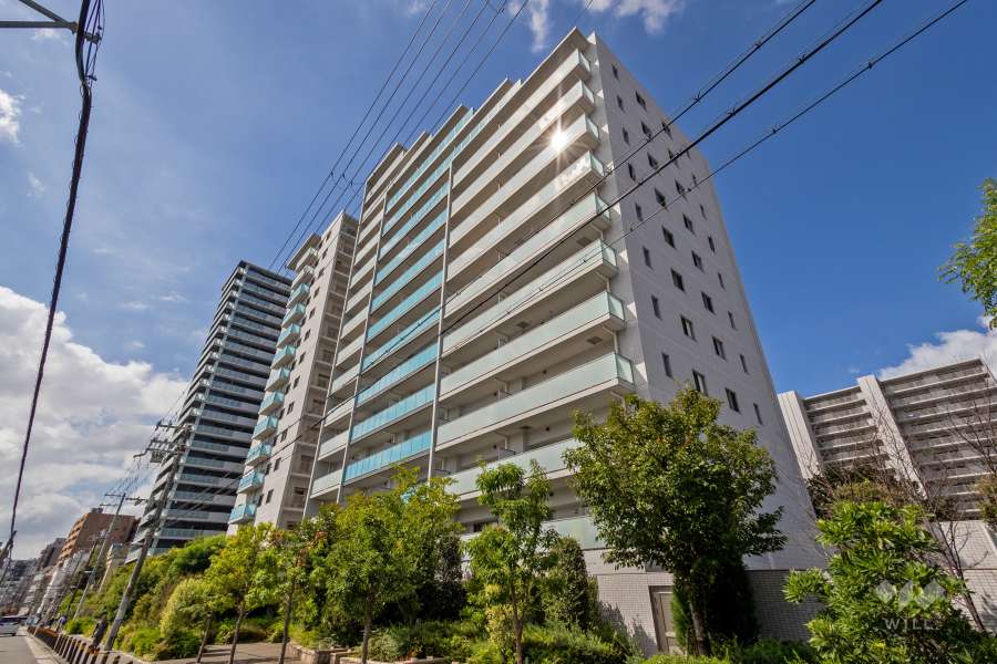 ブランズシティ天神橋筋六丁目の外観（北東側から）