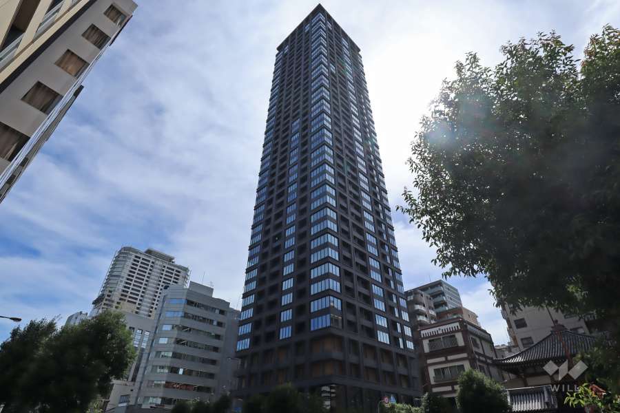 ザ・ファインタワー大手前の外観（北東側から）