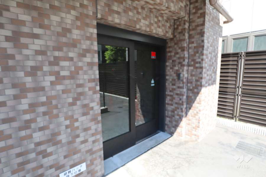 駐輪場の出入り口