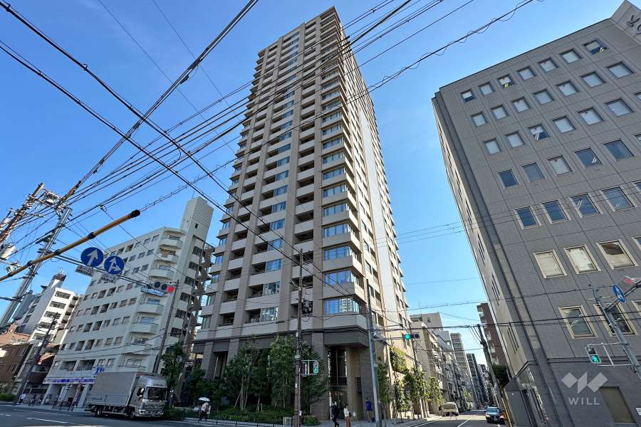 ウエリスタワー京町堀の外観（北東側から）