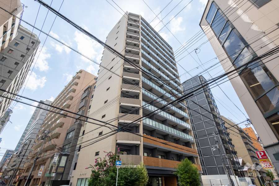 イニシア大手前の外観（北東側から）