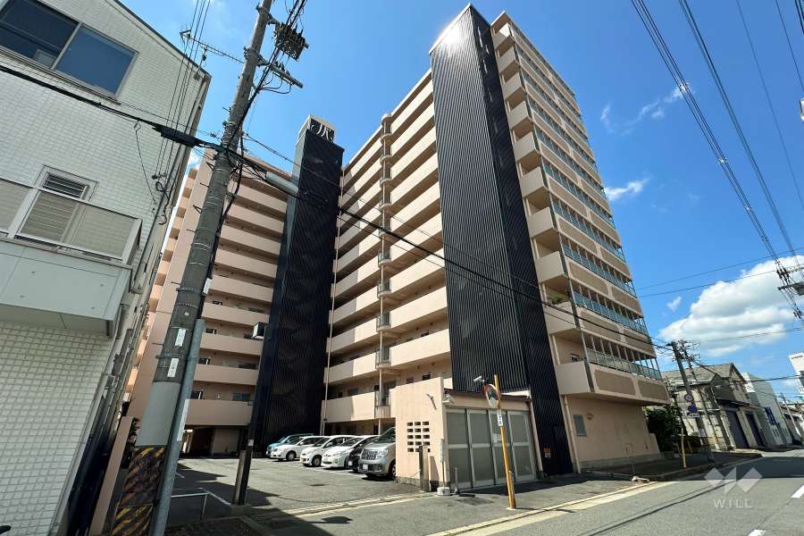 ノバカネイチ阿波座2番館の外観（北側から）