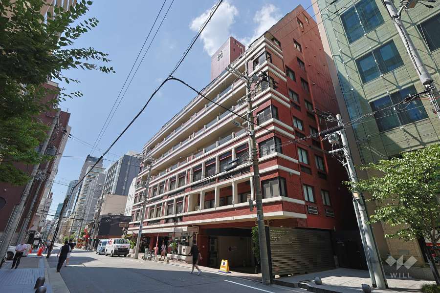 ユニ船場の外観（南東側から）