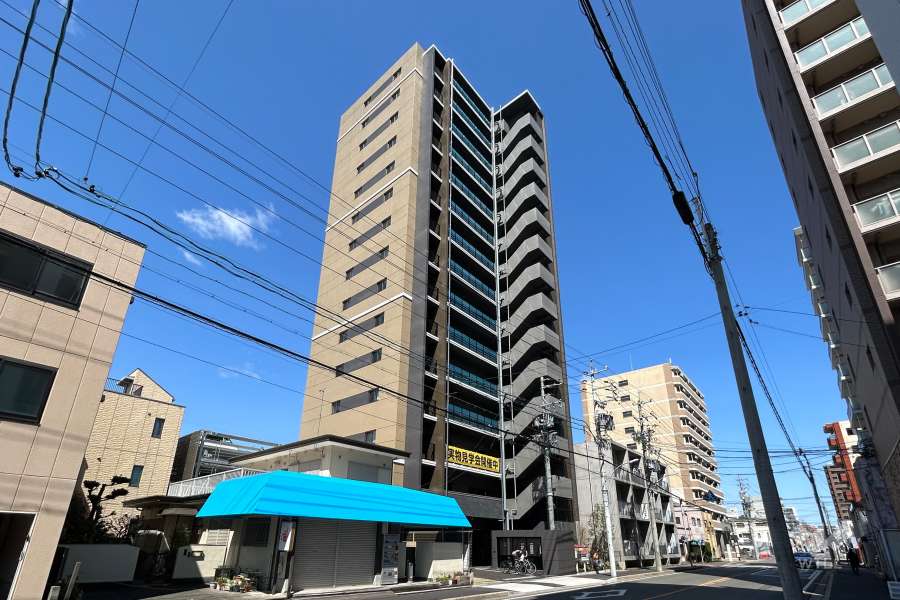 プレサンスロジェ 志賀本通 テラスの外観(南東側から)