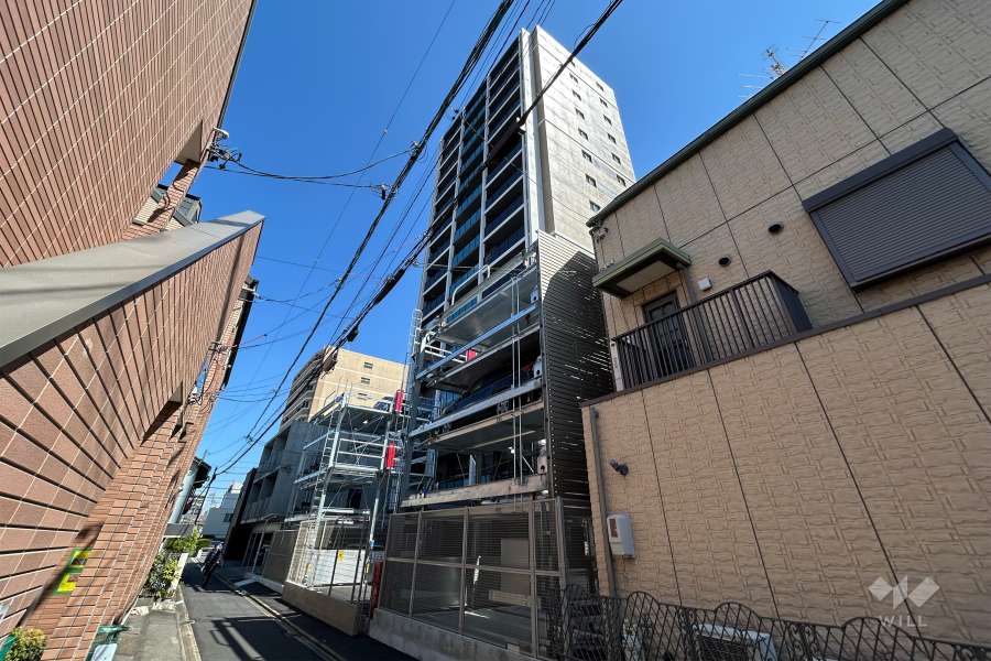 プレサンスロジェ 志賀本通 テラスの外観(南西側から)