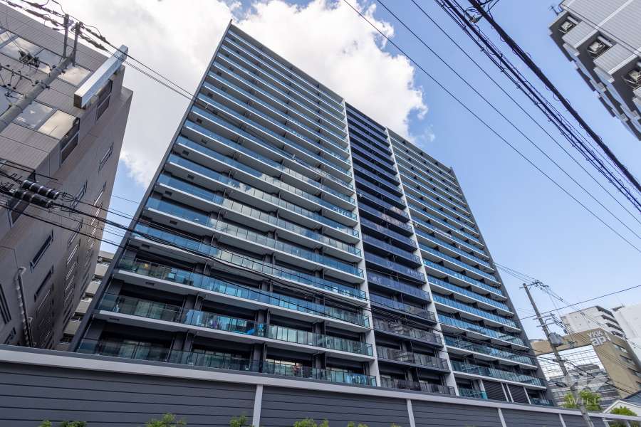 シティテラス谷町四丁目の外観（南西側から）