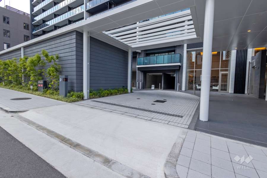 駐車場の出入り口