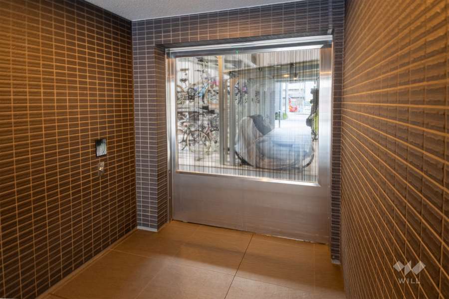 駐輪場の出入り口