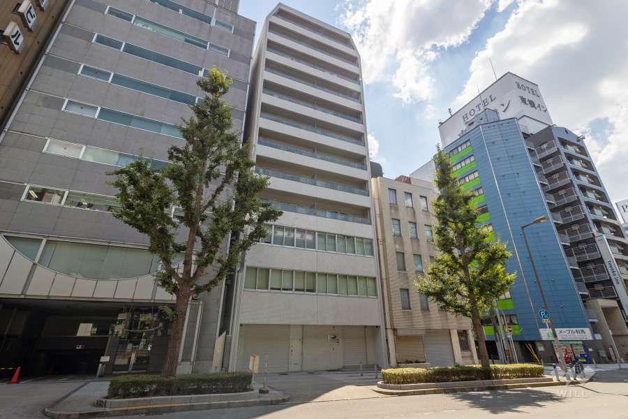 コープ野村農人橋の外観（北東側から）