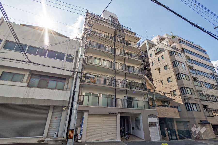 ユニハイム松屋町の外観（南東側から）