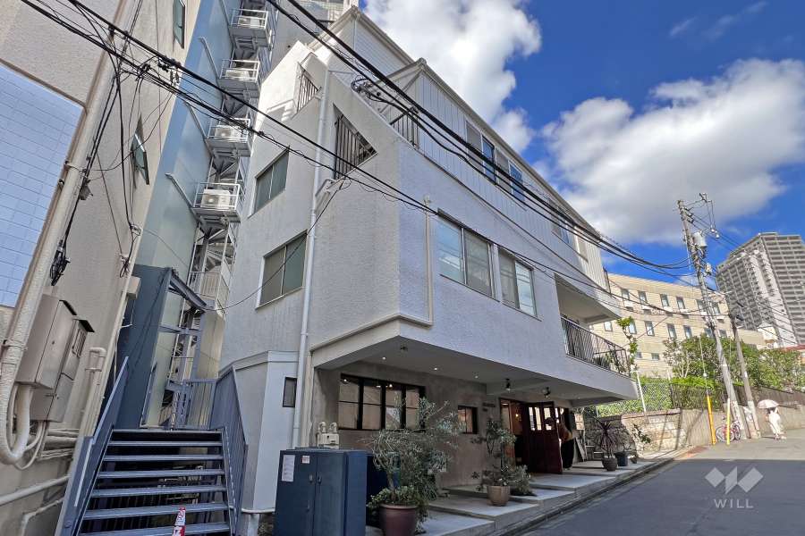 ヴァイスハイム恵比寿の外観（東側から）