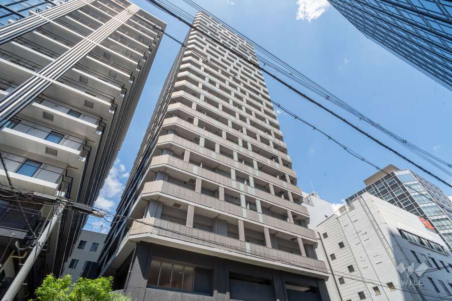 プレミスト南船場の外観（南西側から）