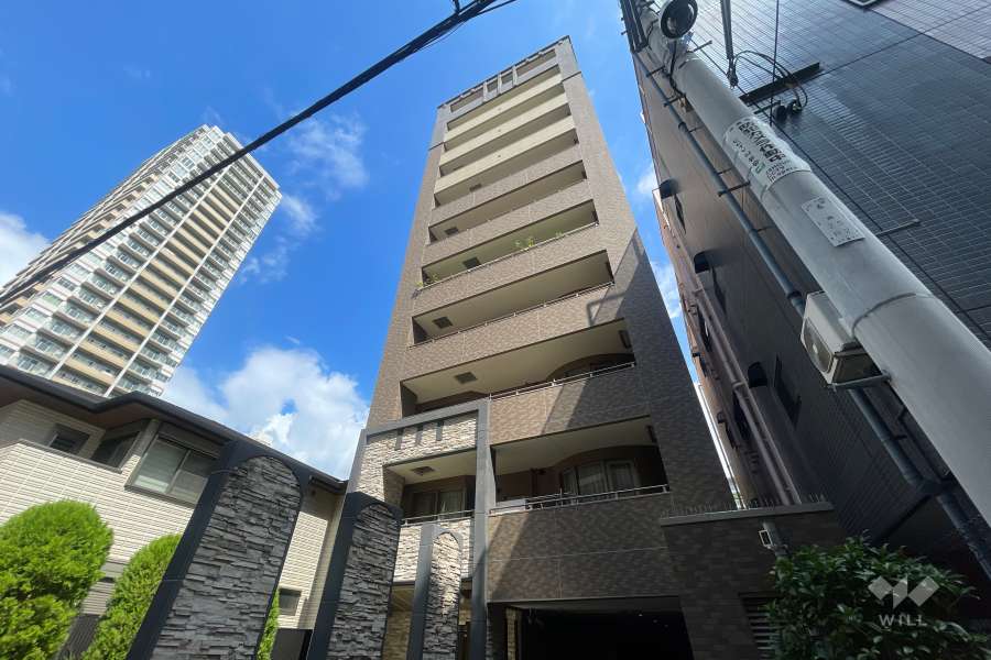 プロパレス梅田東サンクチュエールの外観南西側から)