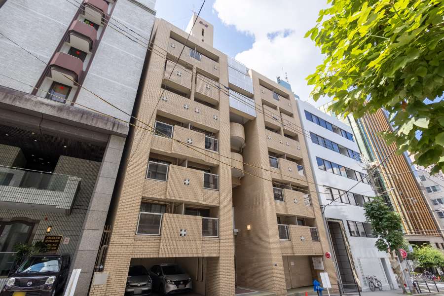 ニューライフ大手前参番館の外観（北東側から）