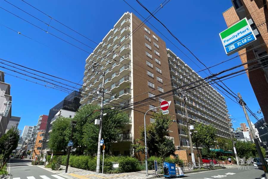 コープ野村扇町の外観(南東から)