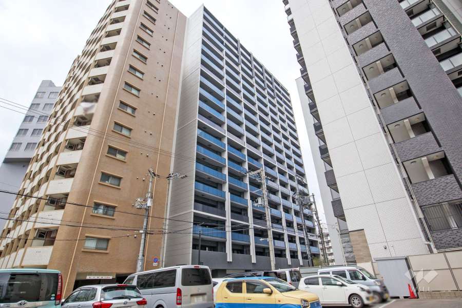 シエリア梅田豊崎の外観（南東側から）