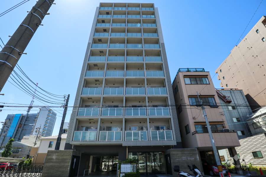 エスリード名古屋東別院の外観（東側から）