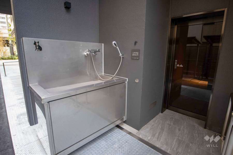 ペット足洗い場