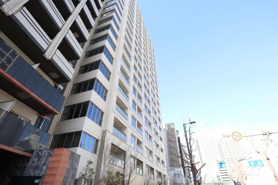 グランドメゾン北堀江レジデンスの外観（南東側から）