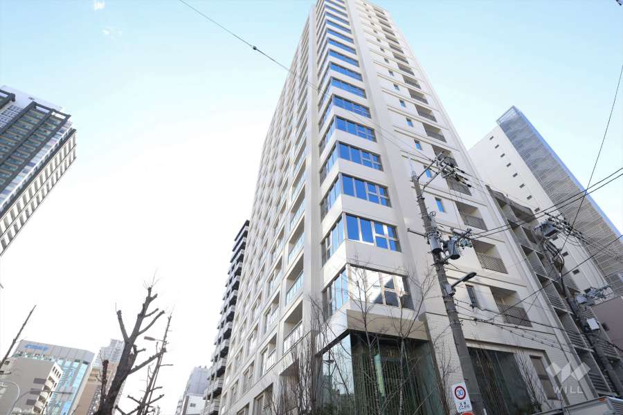 グランドメゾン北堀江レジデンスの外観（北東側から）