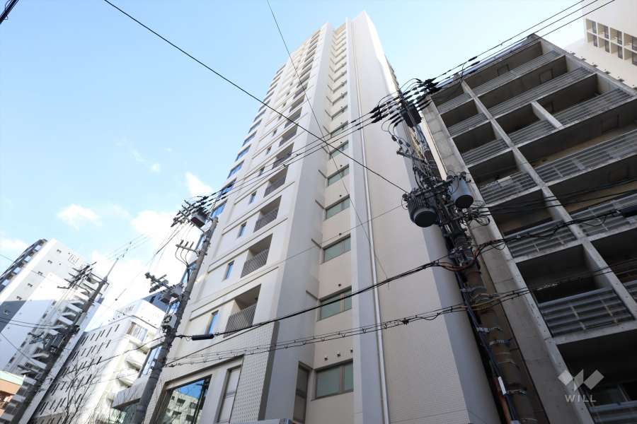 グランドメゾン北堀江レジデンスの外観（北側から）