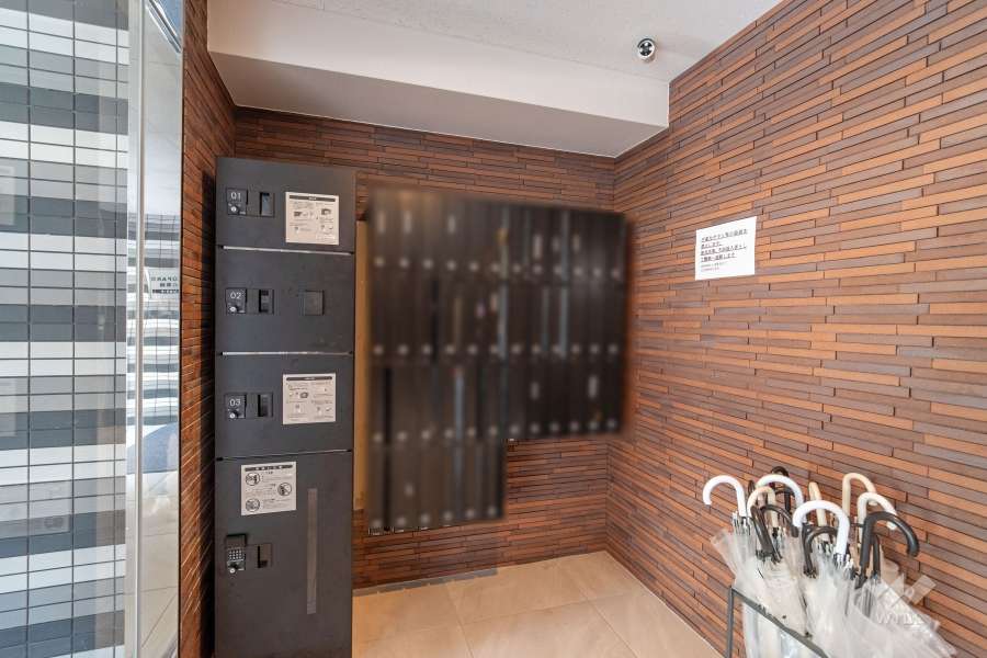 共用ポストと宅配ボックス