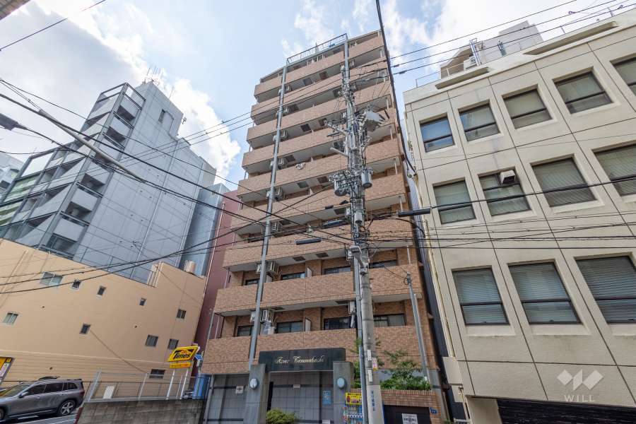 アスヴェル天満橋の外観（北西側から）