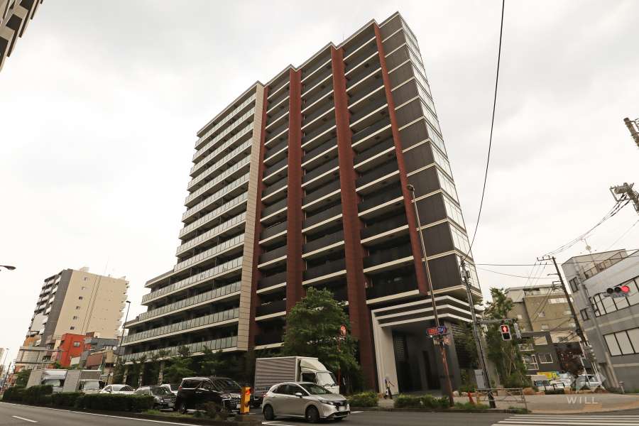 ザ・パークハウス板橋大山大楠ノ杜の外観（南側から）